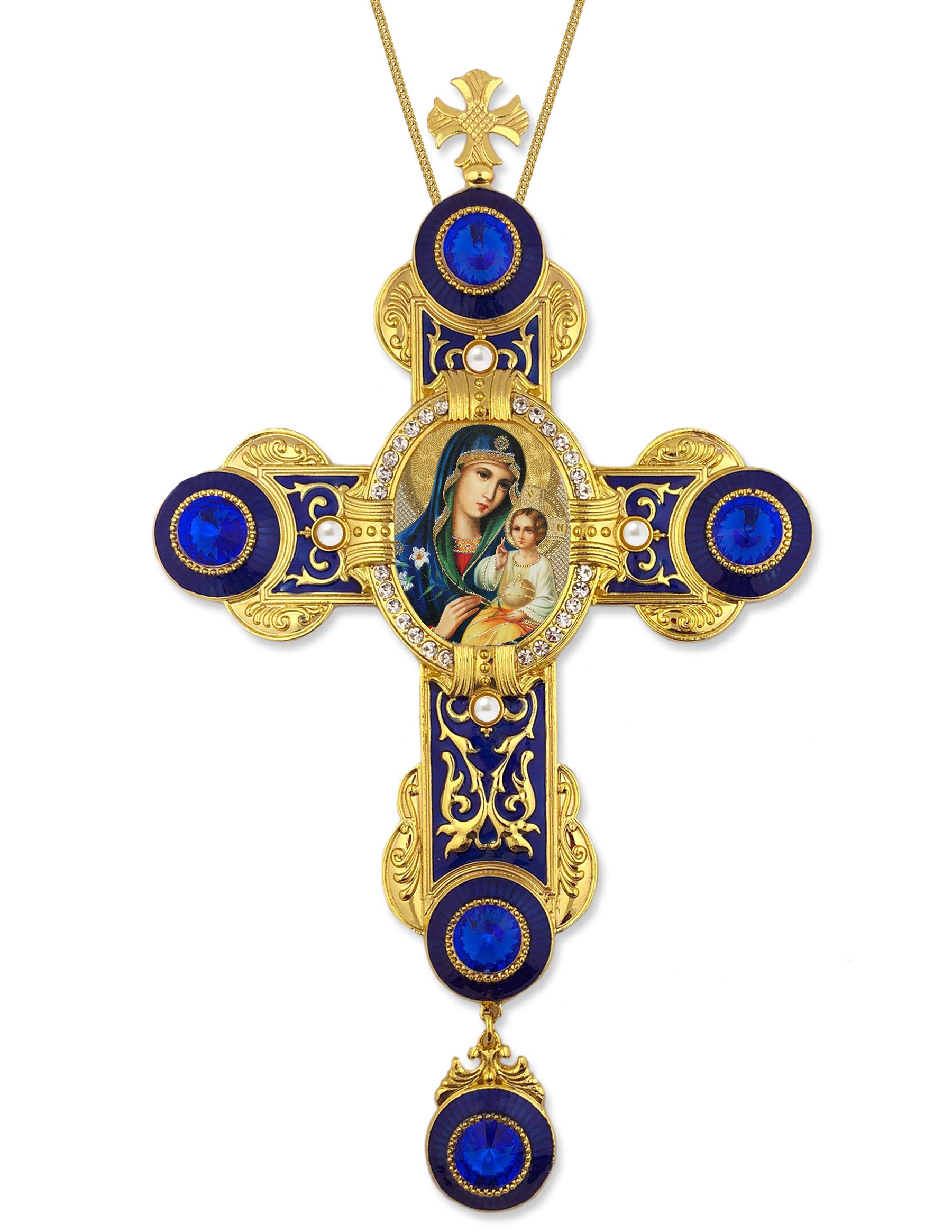 Amazon.com: Needzo Virgin Mary Jesus Christ Eternal Bloom Russian